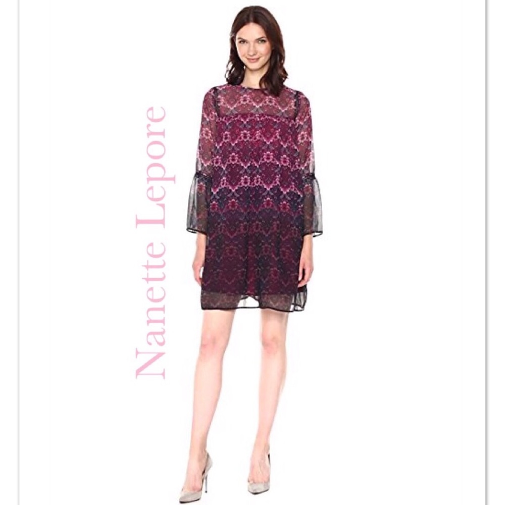 Nanette Lepore “Moody Romance”  Shift Dress